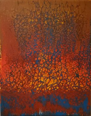 Here In Love - Acrylic Pour Painting – Fluid Abstract Art