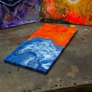 Chopping Wood & Carrying Water - Acrylic Pour Painting – Fluid Abstract Art