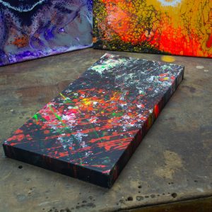 The Gravitational Field – Acrylic Pour Painting – Fluid Abstract Art - Premium Canvas