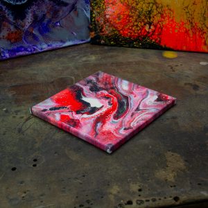 Over Toast – Acrylic Pour Painting – Fluid Abstract Art Acrylic Acrylic