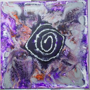 You Must Center – Acrylic Pour Painting – Fluid Abstract Art Acrylic