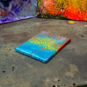 Fourth Noble Truth - Acrylic Pour Painting – Fluid Abstract Art