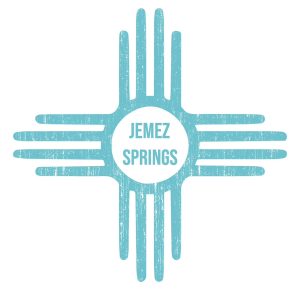 Jemez Springs Zia Vinyl Sticker Turquoise 5”H x5”W