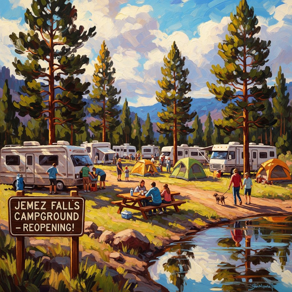 Jemez Falls Campground - Reopening