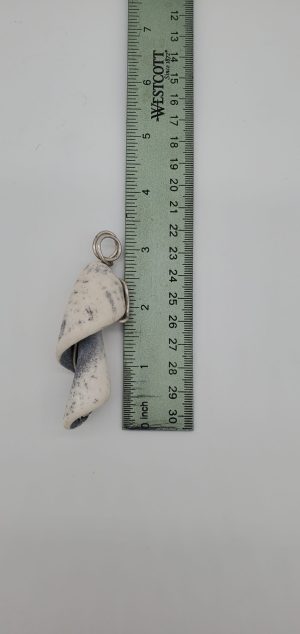 Bimini Conch Shell Mushroom Pendant in Silver - Size
