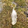 Silver-Wrapped Mini Quartz Point - Moss