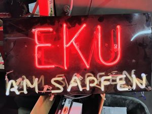 Vintage EKU German Beer Neon Sign – AM ZAPFEN