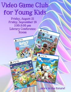 Video Game Club for Young Kids